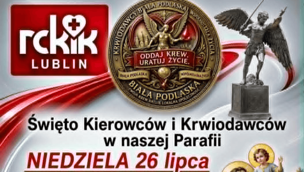W Białej Podlaskiej odbędzie się zbiórka krwi. To odpowiedź na apel biskupa siedleckiego