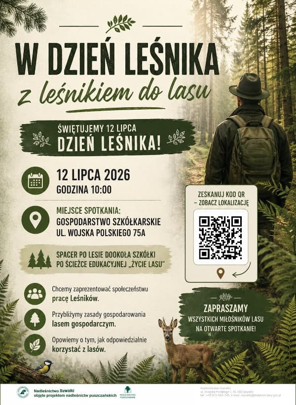 W Dzień Leśnika z leśnikiem do lasu!