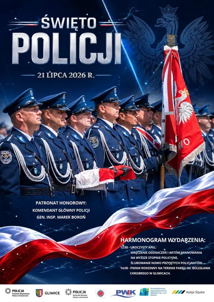 W Gliwicach policyjne święto przed PreZero Areną - będą atrakcje