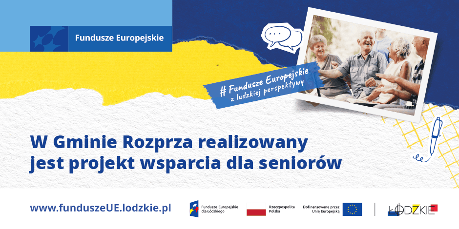 W Gminie Rozprza realizowany jest projekt wsparcia dla seniorów