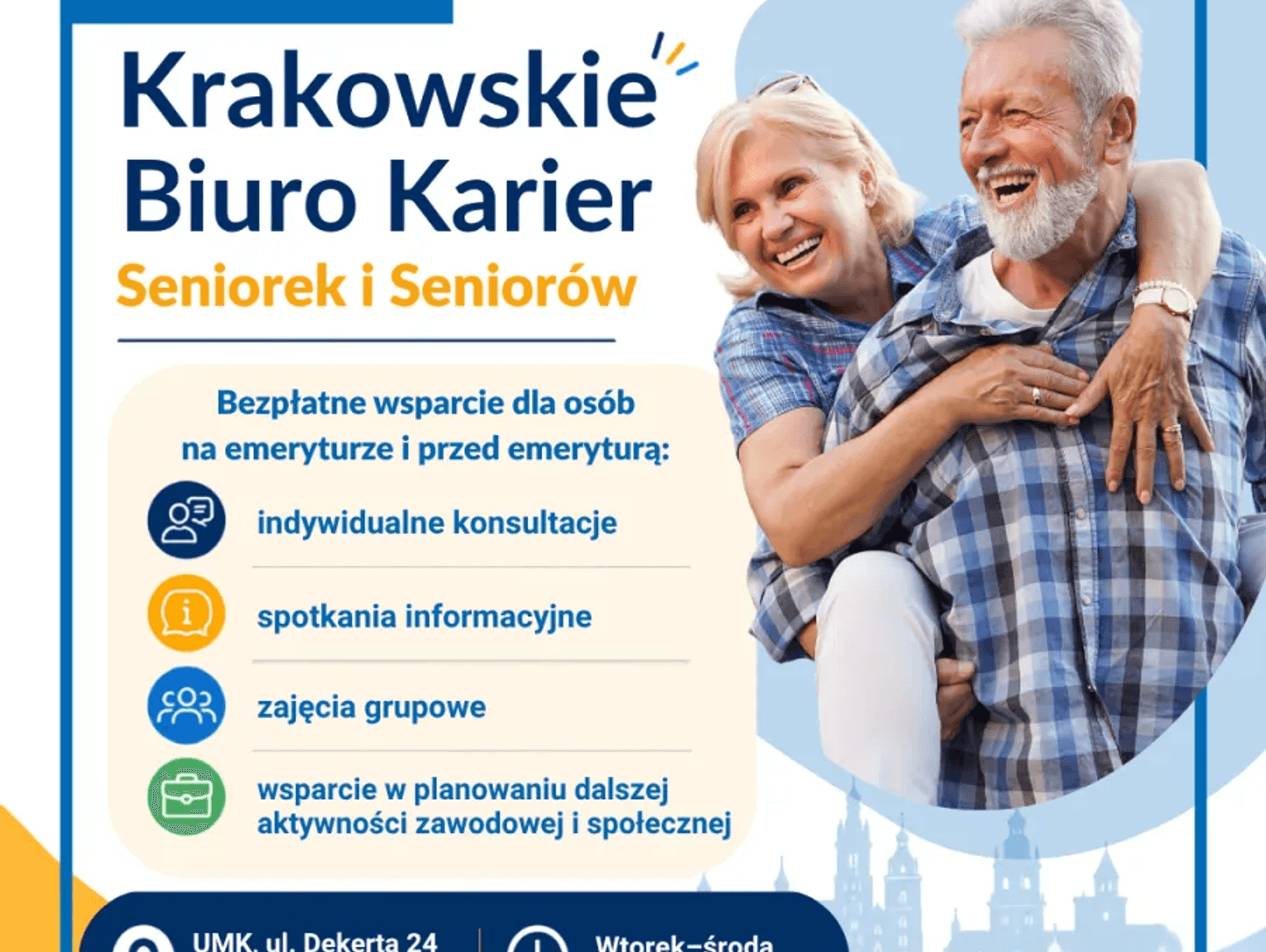 W Krakowie rusza Biuro Karier Seniorów i Seniorek