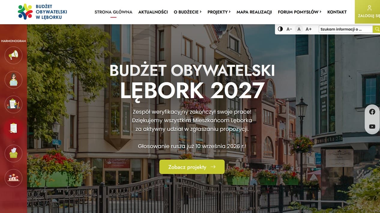 W Lęborku w Budżecie Obywatelskim jest 500 tys., 120 tys. jest na `zielone` projekty