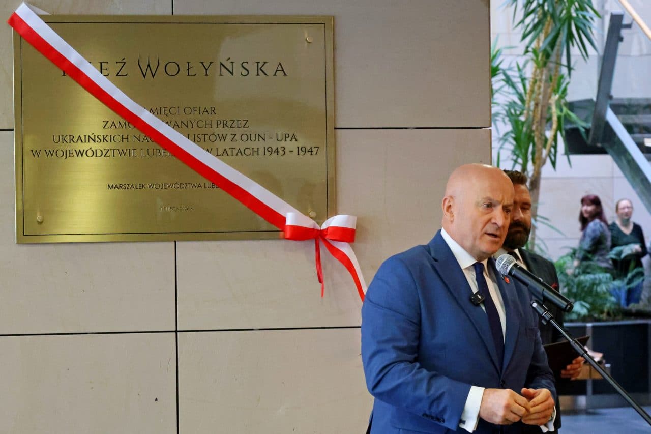 W Lublinie odsłonięto Tablicę Pamięci Ofiar Rzezi Wołyńskiej. „Nie ma zgody na relatywizowanie historii”