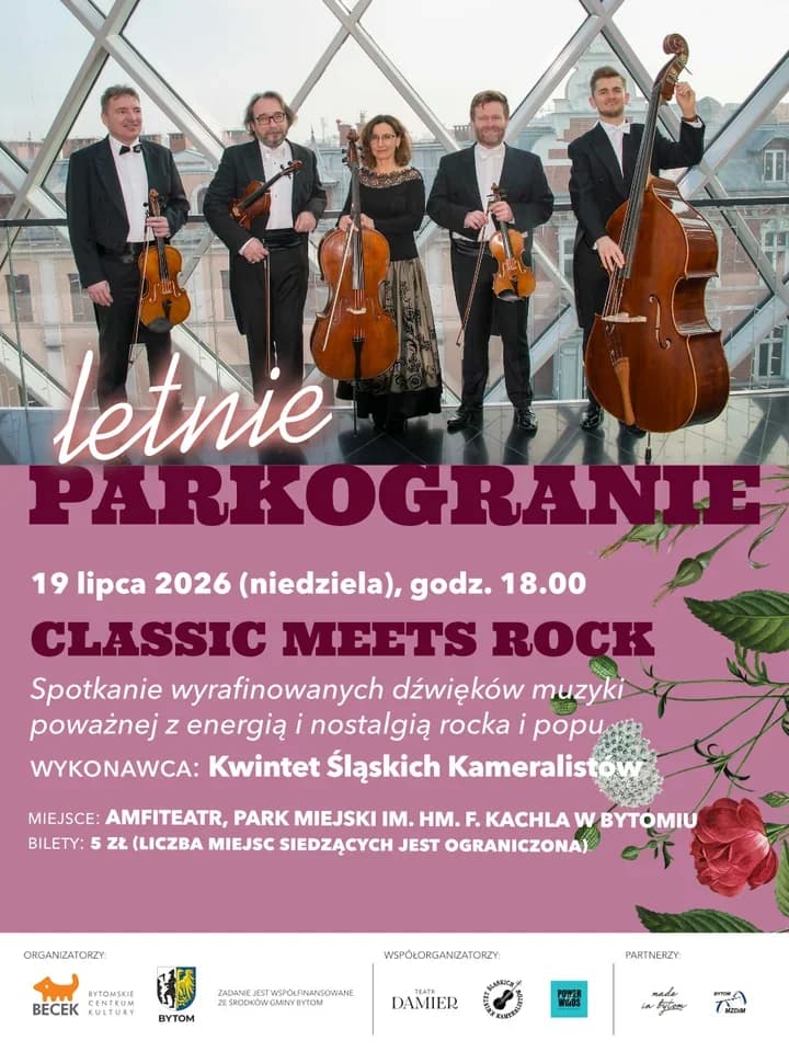 W Parku Miejskim klasyka spotka rockiem. Bytom zaprasza na koncert