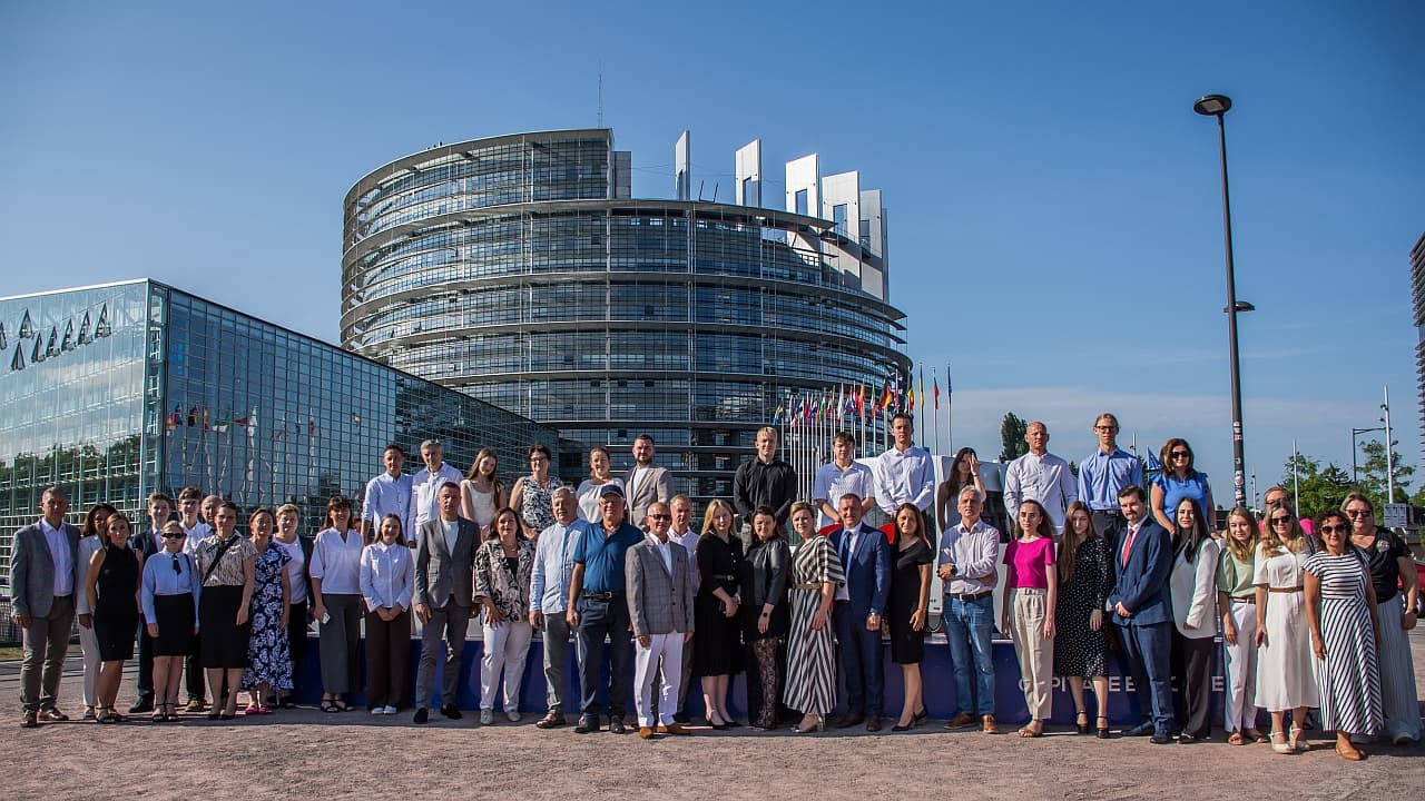 W Parlamencie Europejskim – trzeci dzień wizyty studyjnej w Strasburgu