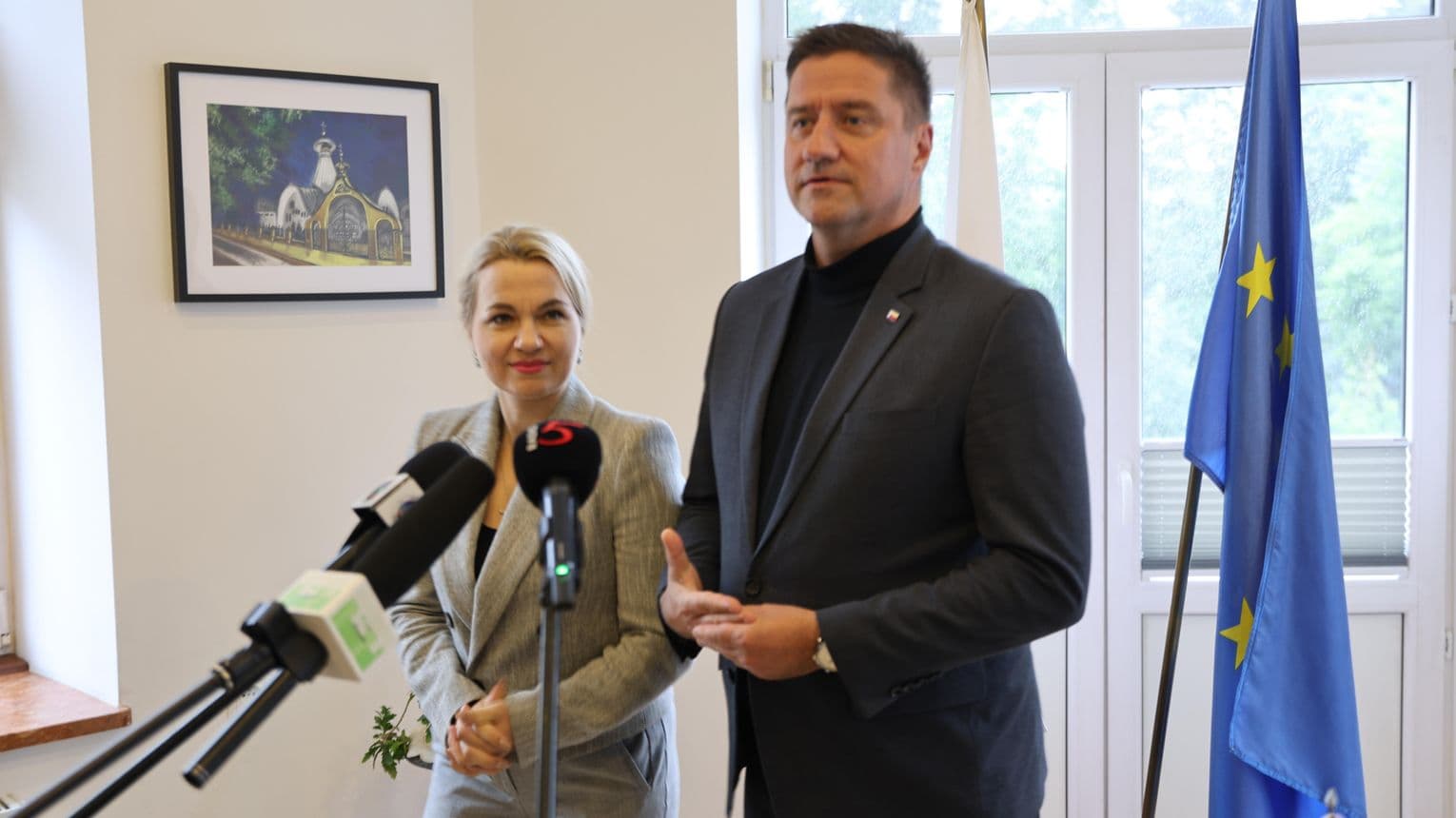 W Suwałkach odbyła się konferencja prasowa z udziałem wiceminister rolnictwa Małgorzaty Gromadzkiej