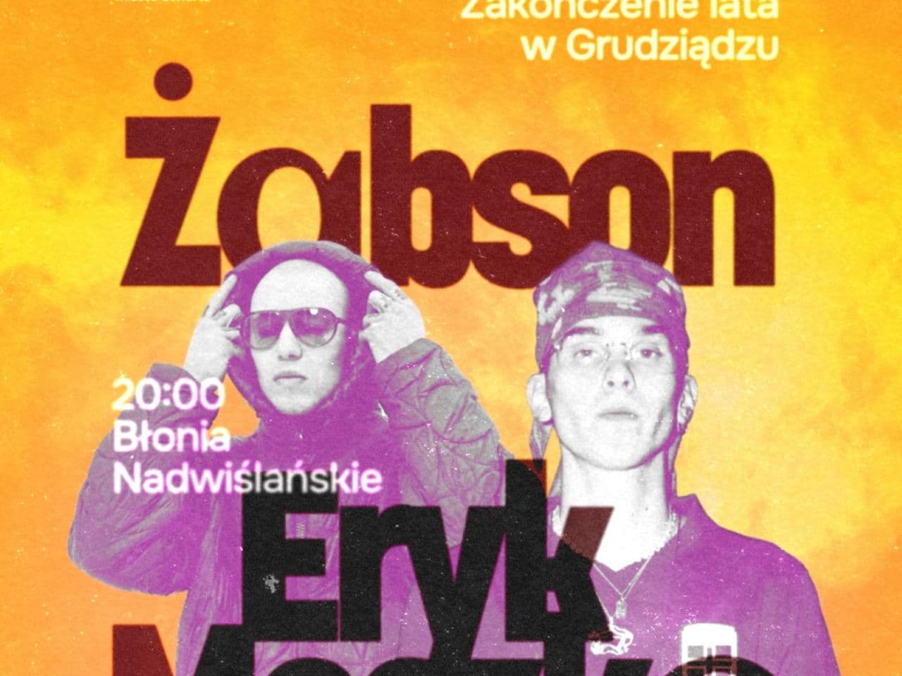 Wakacje zakończymy koncertem! Zagrają Eryk Moczko i Żabson
