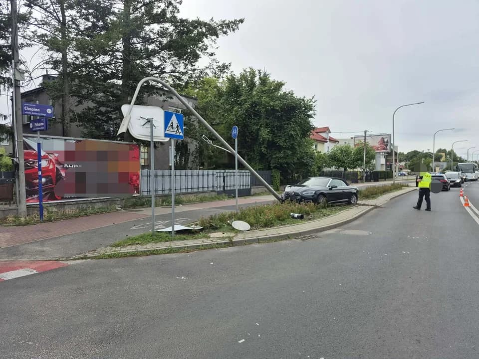 Walka o życie w centrum Płocka!