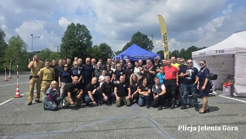 Warsztaty dla motocyklistów w Jeleniej Górze z policją o bezpieczeństwie na drodze