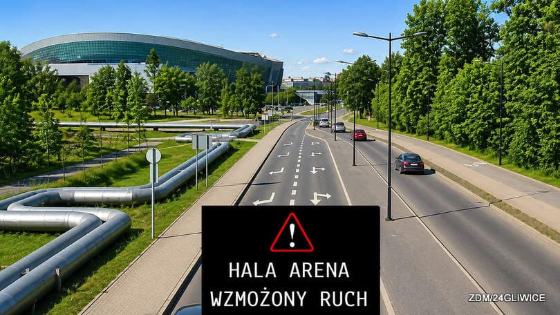 “Warto wybrać alternatywną trasę”. Na drogach wokół PreZero Areny mogą wystąpić utrudnienia