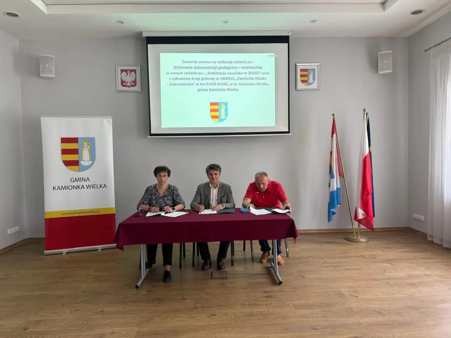 Ważna inwestycja w Kamionce Wielkiej. Ruszają przygotowania do zabezpieczenia osuwiska