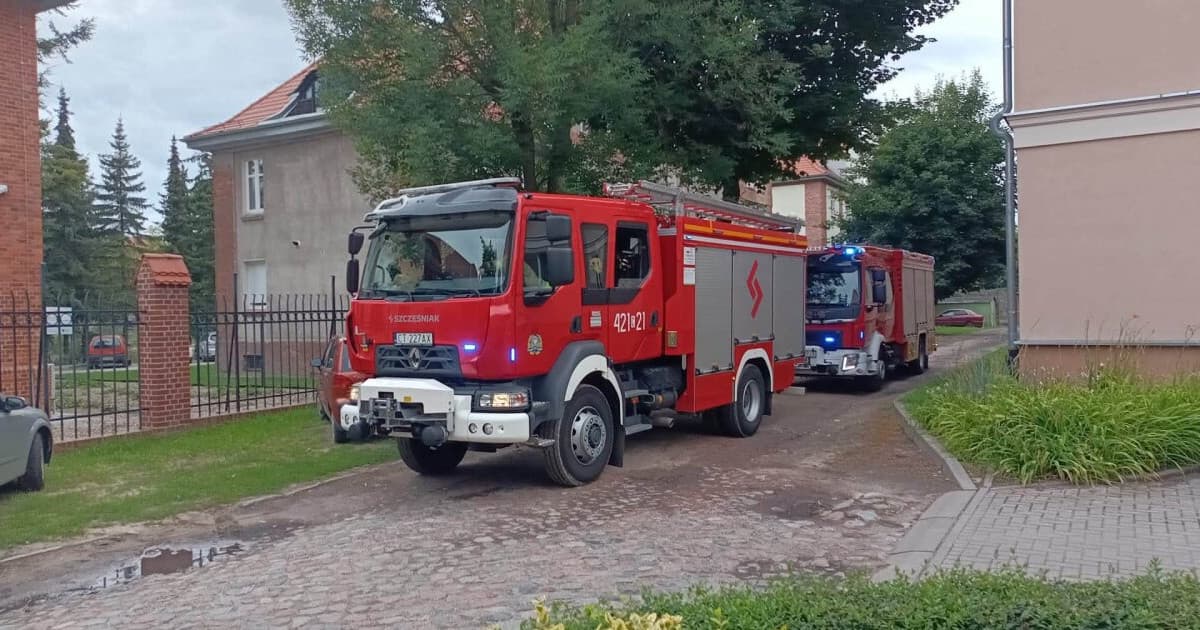 Wczorajsze dwie interwencje strażaków w Chełmnie