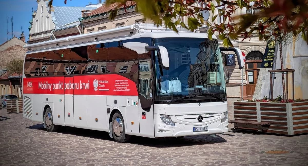 We wtorek krwiobus znów zaparkuje na jarosławskim Rynku. Kolejna odsłona ULICY ZDROWIA