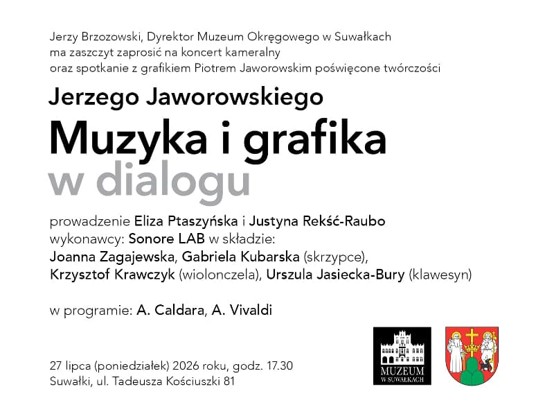 Wernisaż Jerzego Jaworowskiego „Muzyka i grafika w dialogu”