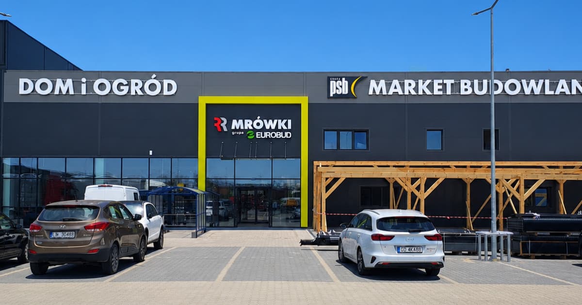 Wielkie otwarcie nowego marketu budowlanego. RR Mrówki zaprasza na Zielną