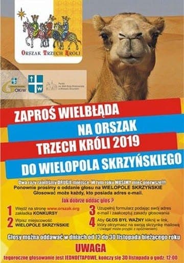 Wielopole Skrzyńskie – „GŁOSUJ NA WIELBŁĄDA 2019”