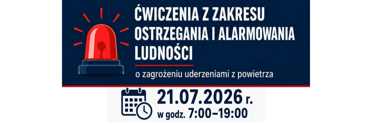 Wisła: Ćwiczenia w zakresie ostrzegania ludności przed zagrożeniami