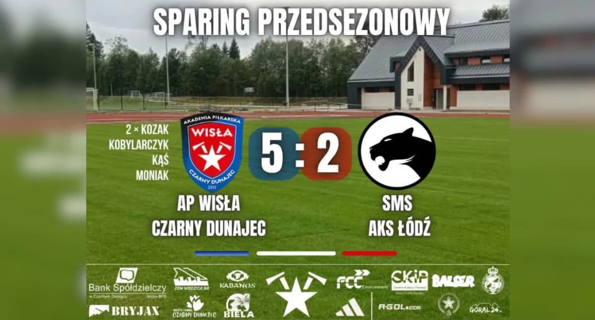 Wisła z Czarnego Dunajca rozpoczęła przygotowania. Młody wychowanek już wpisał się na listę strzelców