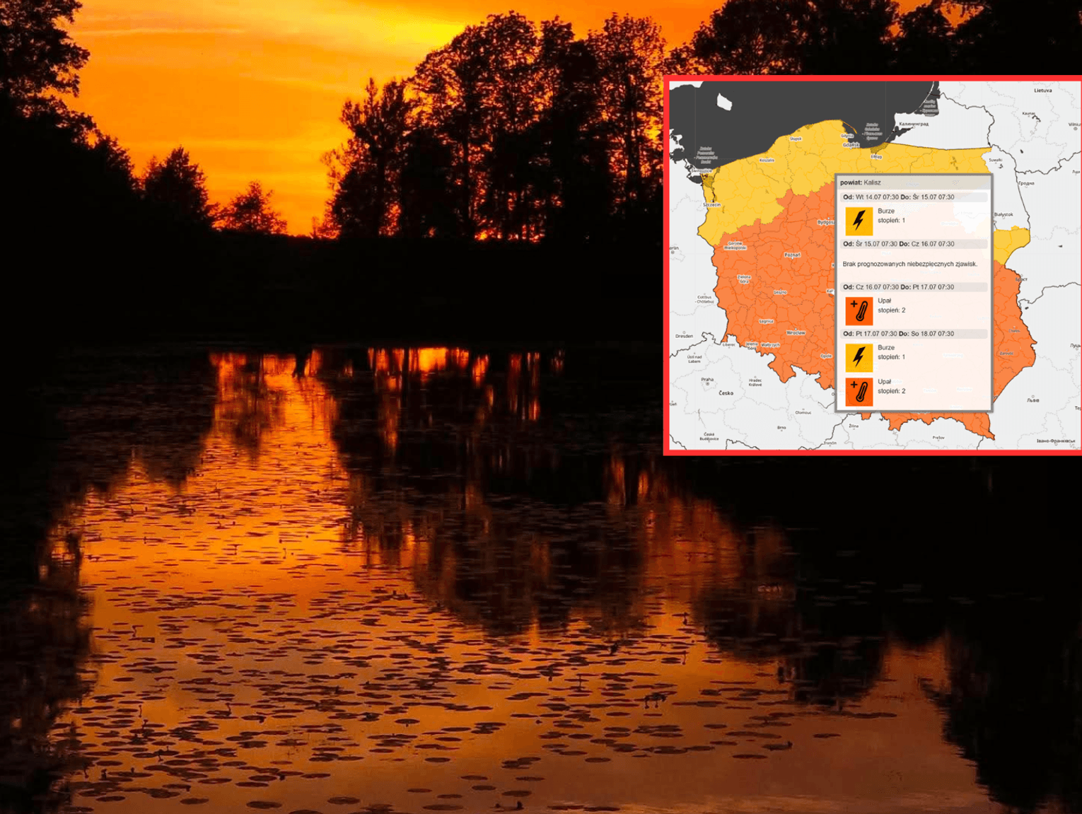 Wracają upały i burze. Nowe prognozy IMGW