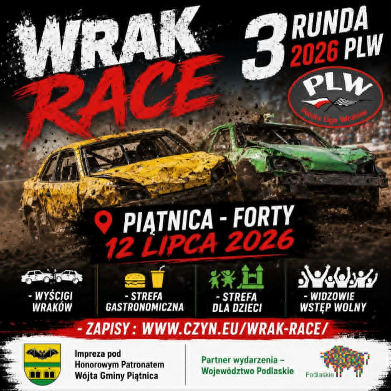 Wraki wracają na tor. Już 12 lipca Piątnica będzie gospodarzem 3. Rundy Polskiej Ligi Wraków
