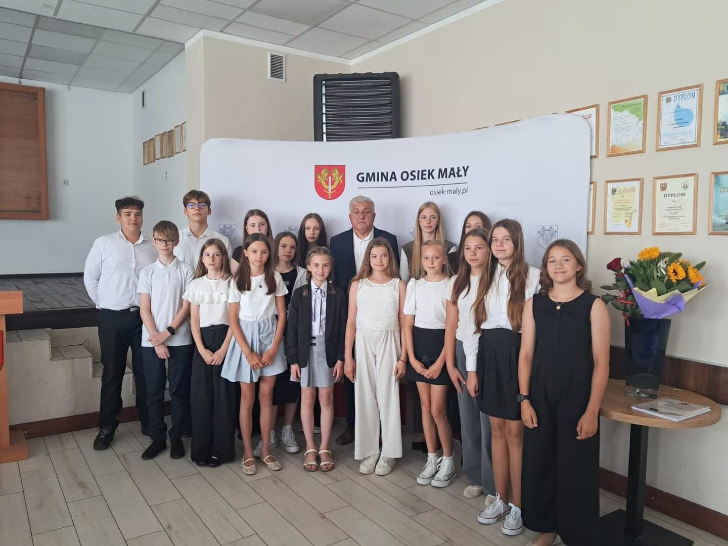 Wręczenie Stypendiów Wójta Gminy Osiek Mały