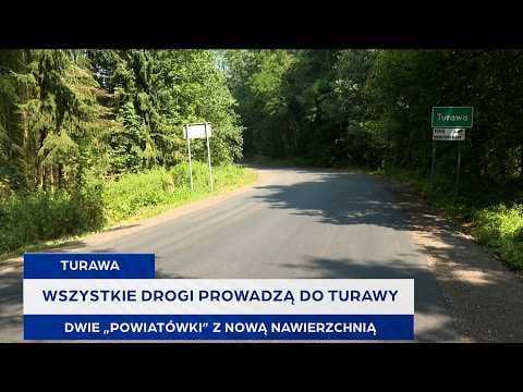 Wszystkie drogi prowadzą do Turawy. Dwie „powiatówki” z nową nawierzchnią