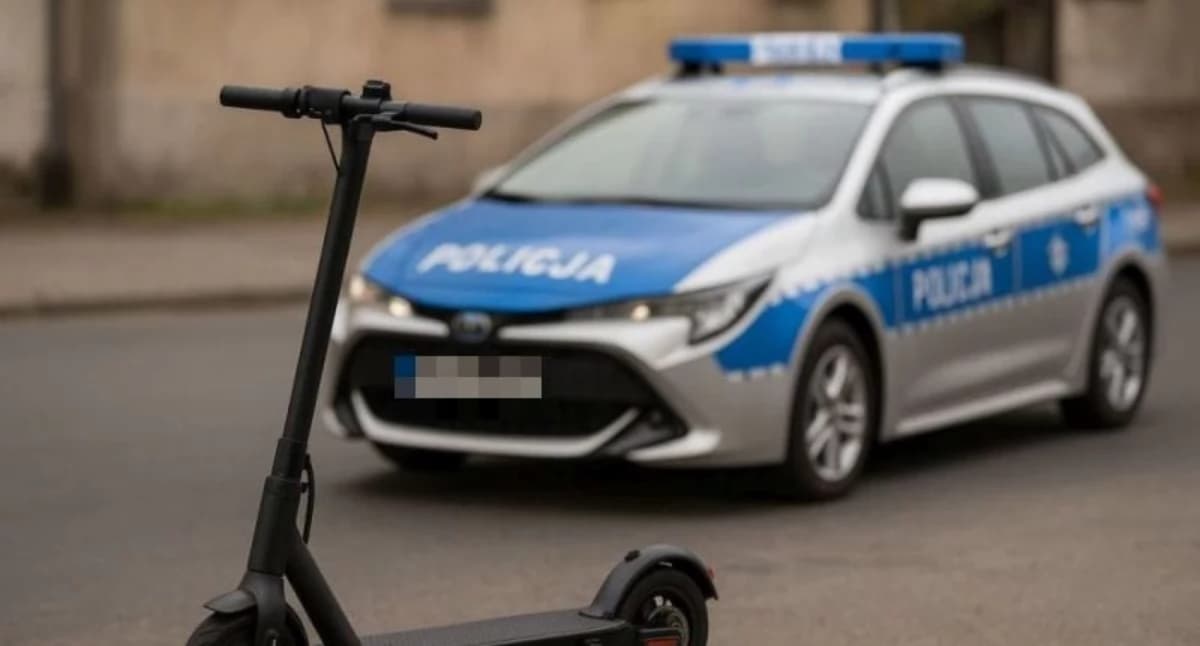 Wybrał hulajnogę zamiast spaceru. Kosztowało go to fortunę!