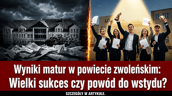 Wyniki matur w powiecie zwoleńskim: Wielki sukces czy powód do wstydu?