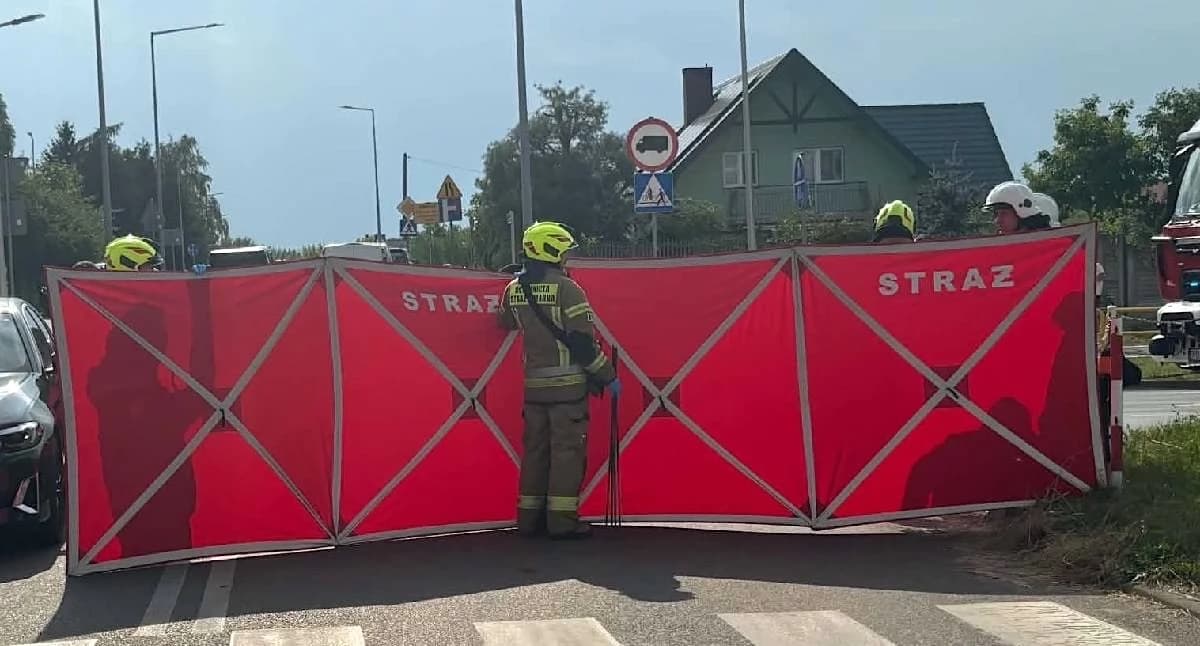 Wypadek motocyklisty w Turku. Do rannego wysłano karetkę z Uniejowa
