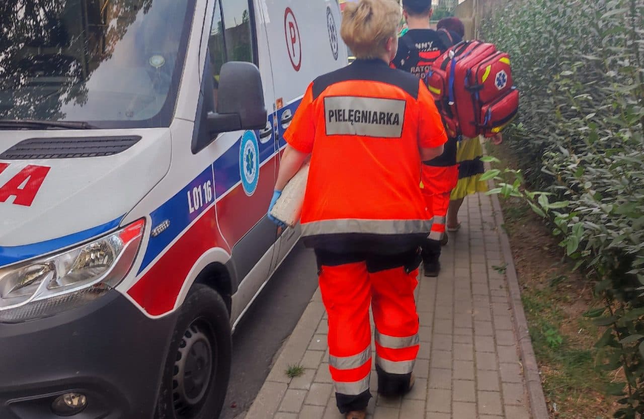 Wypadek na budowie w Lublinie. 34-latek ze złamaniami trafił do szpitala