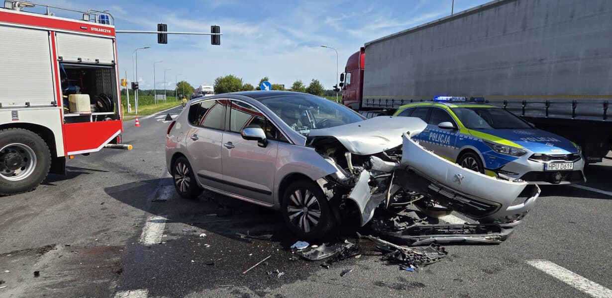 Wypadek na DK-11. Są utrudnienia w ruchu