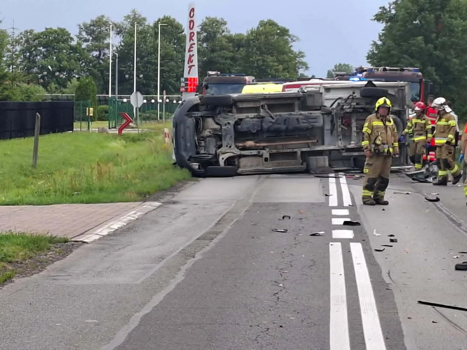 Wypadek na drodze wojewódzkiej. Rannych zostało sześć osób!