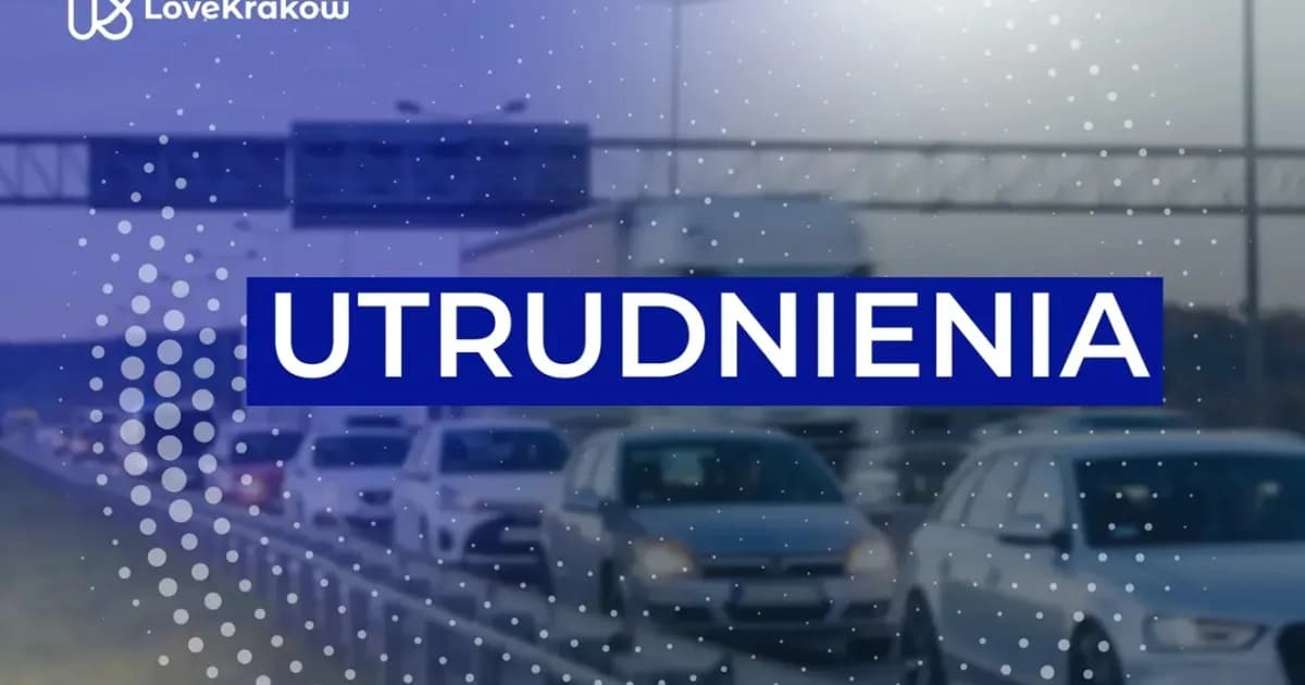 Wypadek na zakopiance. Utrudnienia na jezdni w kierunku Krakowa