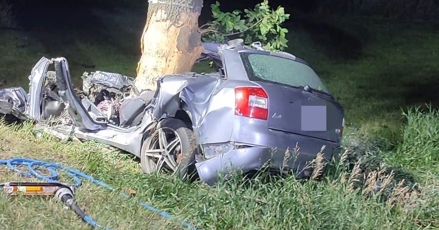 Wypadek w gm. Drobin. Zginął kierowca