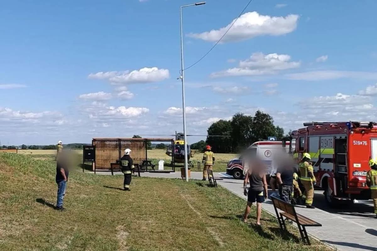 Wypadki z udziałem dzieci i finałami w szpitalu. Akcje śmigłowców w Małopolsce