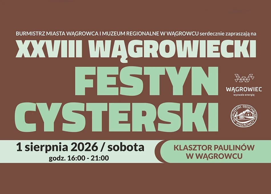 XXVIII Wągrowiecki Festyn Cysterski już 1 sierpnia