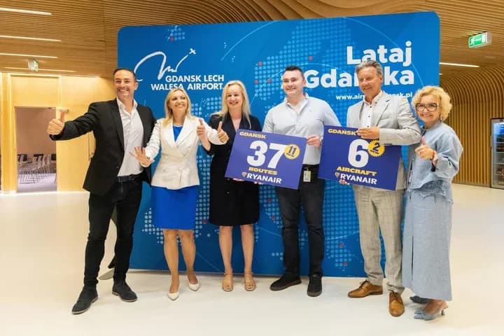 Z Gdańska polecimy w 11 nowych kierunkach. Ryanair zwiększa flotę