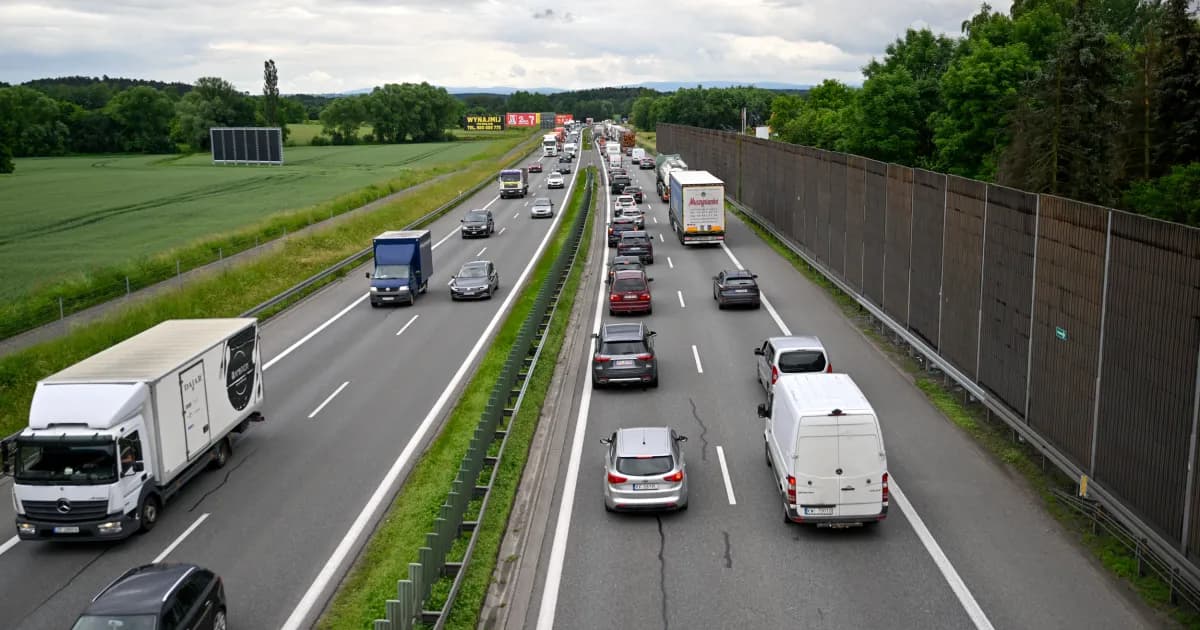 Zablokowany lewy pas na A4. Utrudnienia mogą potrwać 1,5 godziny