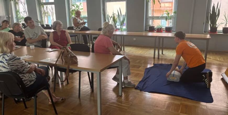 Zabrze: 1,5 tysiąca seniorów przeszkolonych w programie „Pierwsza Pomoc dla Seniora"