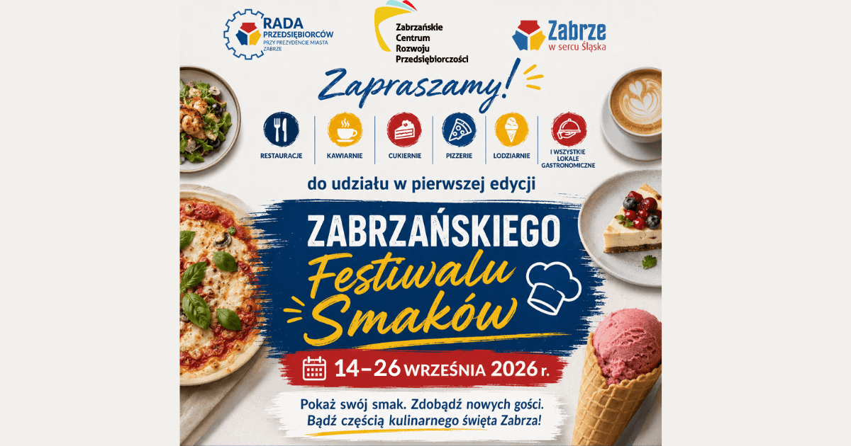 Zabrze stawia na kulinaria. Ruszył nabór do pierwszej edycji Zabrzańskiego Festiwalu Smaków