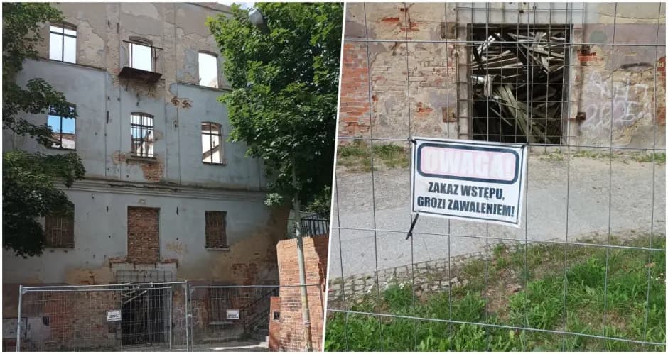 Zabytkowy młyn przy ul. Młynarskiej grozi zawaleniem, a urzędy rozkładają ręce