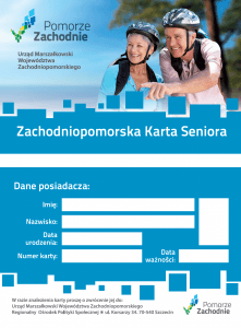 Zachodniopomorska Karta Seniora / Rodziny