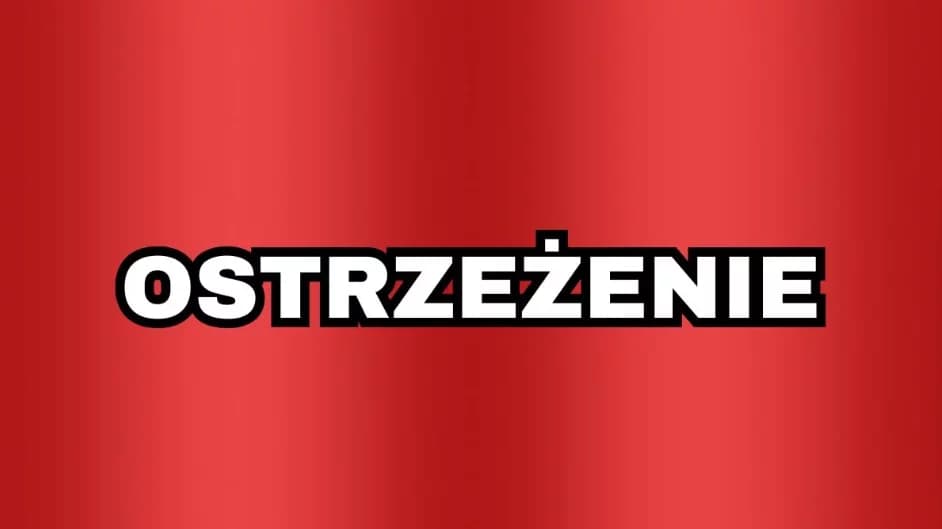 Zarządzanie Kryzysowe: Alert dla woj. łódzkiego. Może być niebezpiecznie