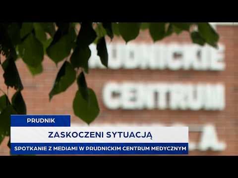 Zaskoczeni sytuacją. Spotkanie z mediami w Prudnickim Centrum Medycznym