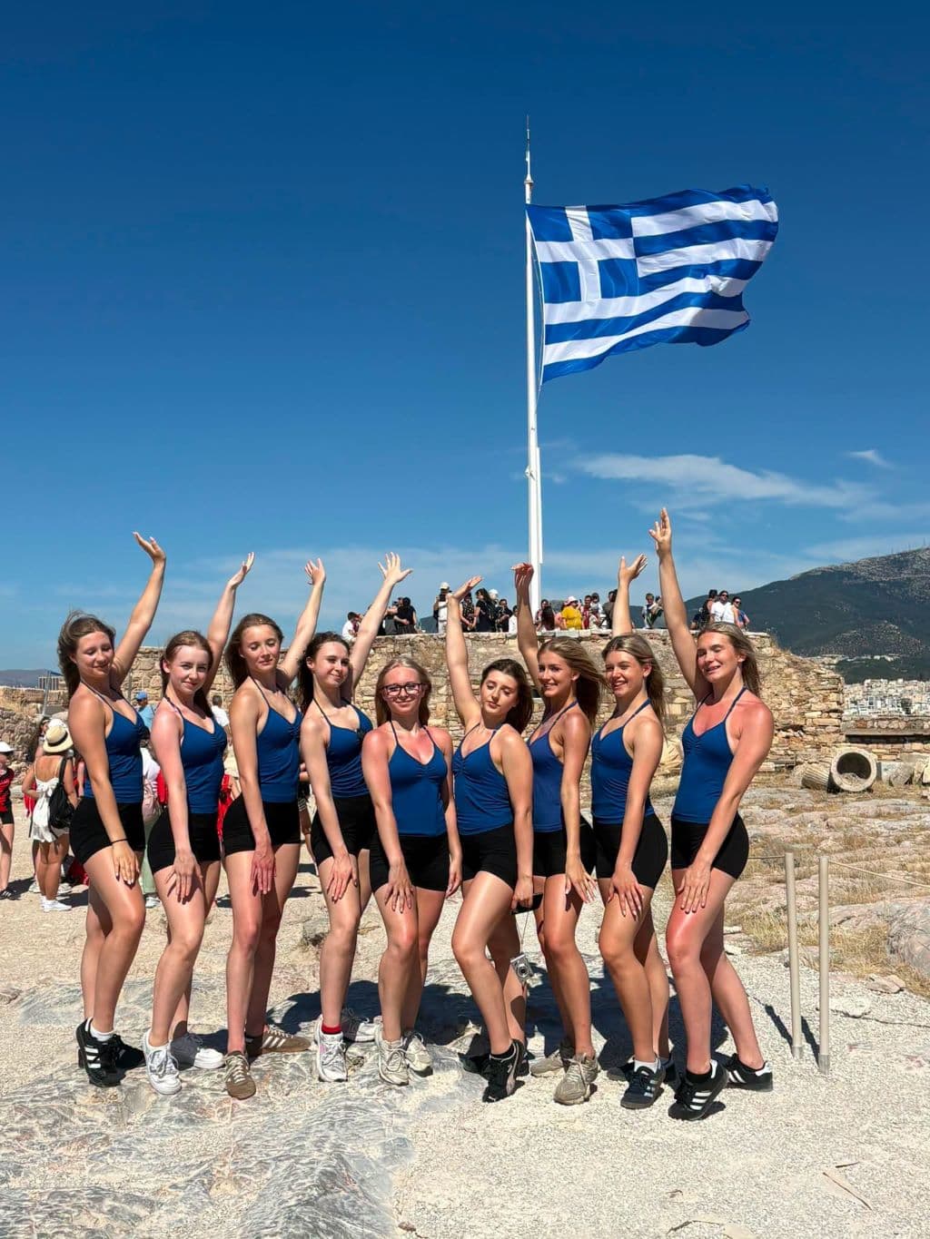 Zawodniczki SSTS Cheerleaders Maxi na podium