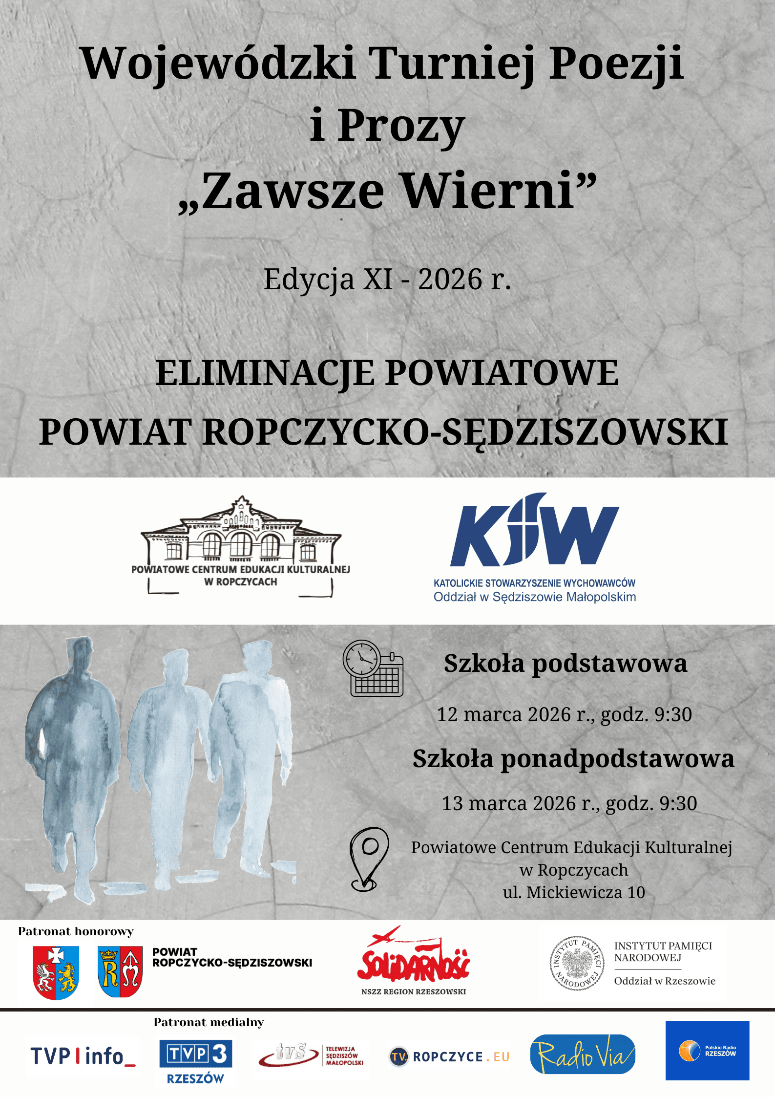 Zawsze Wierni : Powiatowe Eliminacje 12 i 13 marca (br.)