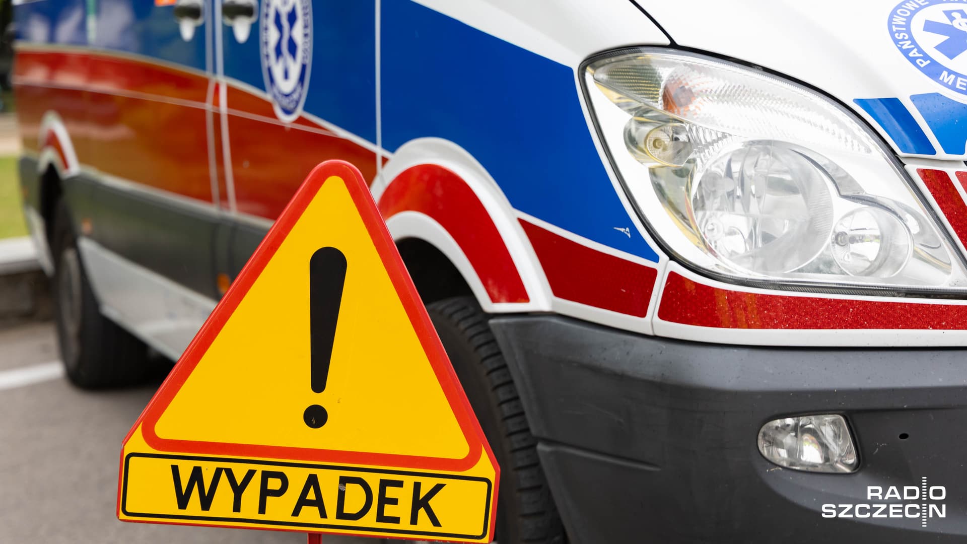 Zderzenie auta osobowego i ciężarówki w Reczu