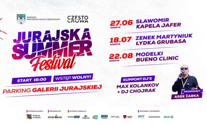 Zenek Martyniuk i Łydka Grubasa nad Wartą. Przed nami druga odsłona Jurajska Summer Festival!