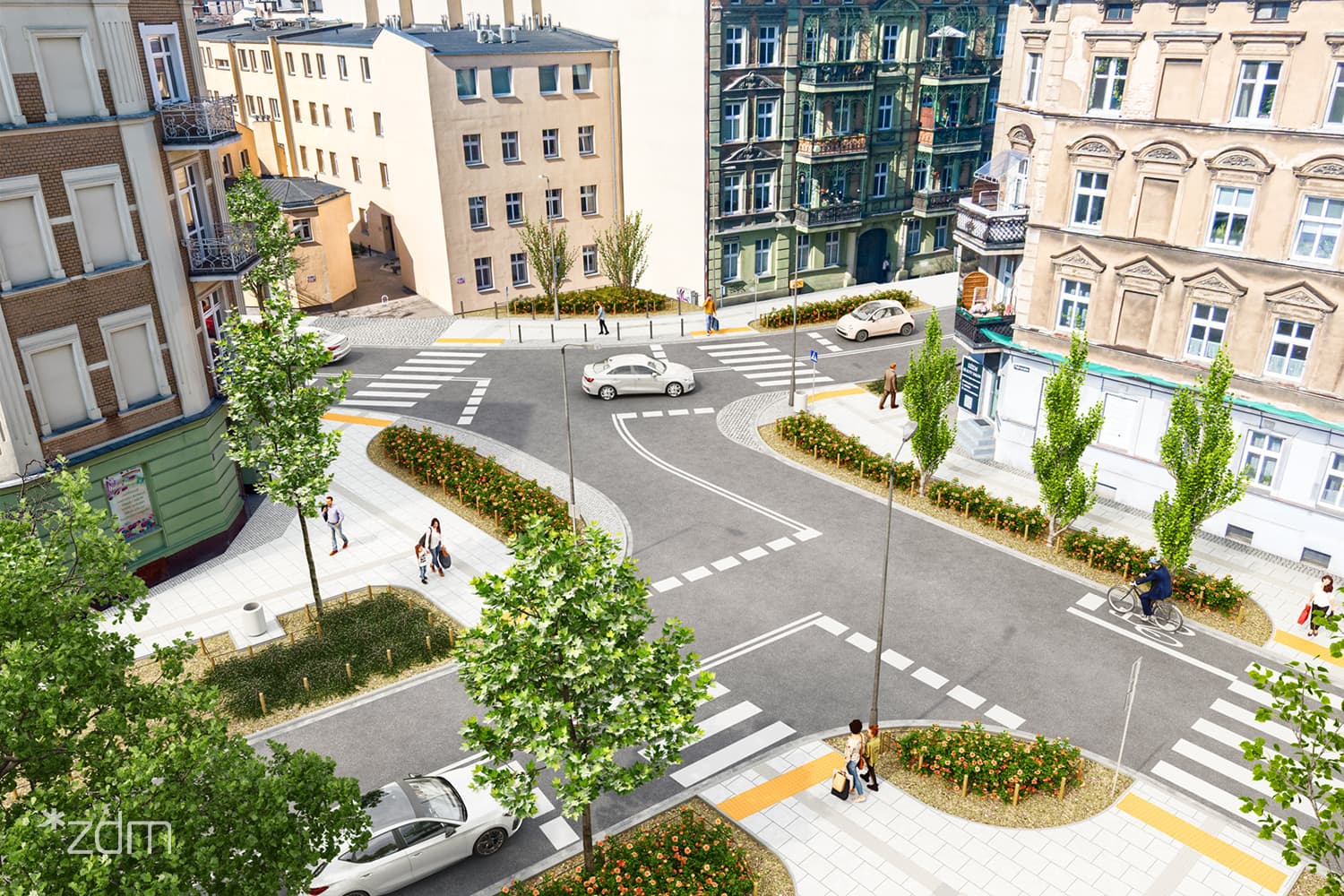 Zieleń zamiast parkingu dla hulajnóg. ZDM planuje zmiany na Wildzie