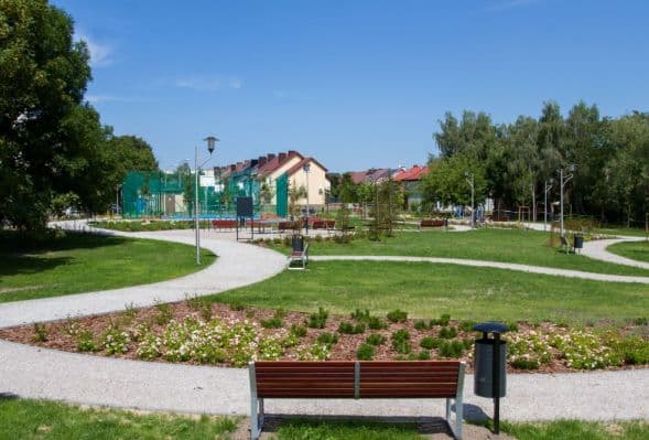 Zielony skwer na Zielonym Jarze